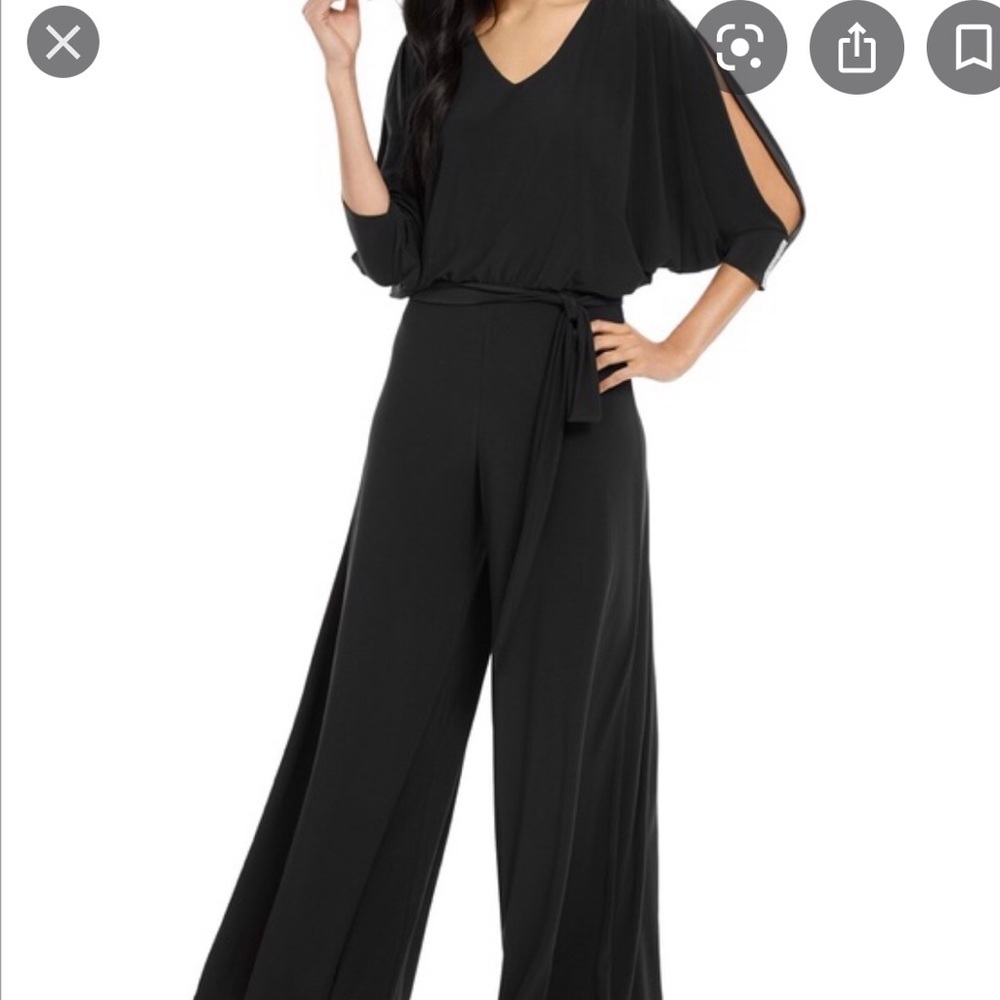 Cold shoulder jumpsuit with bling NWOT​